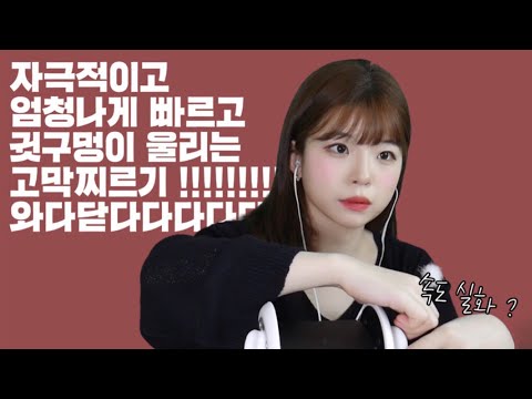 ASMR (자극주의) 코코코콕!! 빠른 고막 찌르기│고막 탭핑..?│귀청소 eardrum stabbing│FAST EARCLEANING