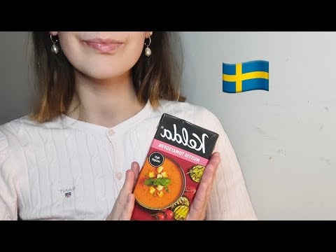 ASMR SVENSKA // HAUL ICA :)