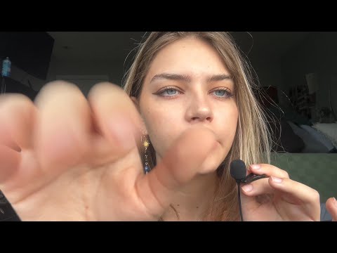 ASMR | Up-Close Whispering, Inaudible Whispering, Visuals, Trigger Words