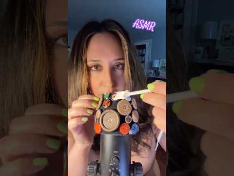 ASMR fitting you with button eyes #asmr #asmrtingles #asmrforsleep #relaxingvideo
