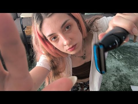 ASMR Shaving your whole body 🪒 FAST Personal Attention (cutting, waxing, plucking, light, massage..)