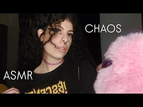 ASMR FAST & AGGRESSIVE Hand Sounds, Mouth Sounds [VERY chaotic] mic rubbing++