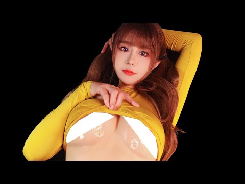 ASMR Hot Girl Intense Oil Ear Massage & Ear Eating | Ear to Ear Mouth Sound