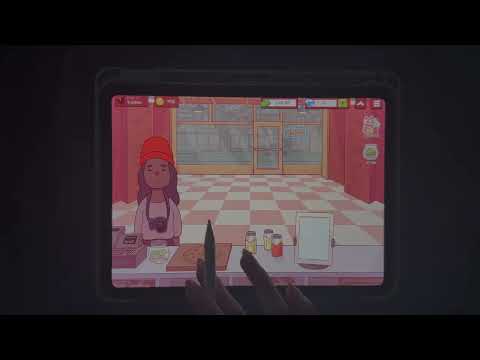 ASMR | Let's Play Good Pizza, Great Pizza on my iPad! Soft Spoken