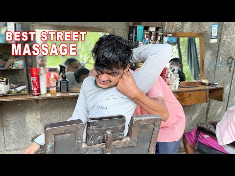 THE STRONGEST HEAD, BACK, NECK & HANDS MASSAGE FIRST TIME  💣💈 ASMR PAINKILLER BARBER MASSAGE 🔥💪