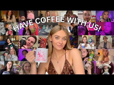 ASMR Have Coffee With US! ☕️ (2025 Holiday Collab)