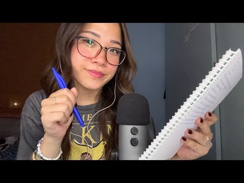 ASMR - Asking you Deep Questions📒