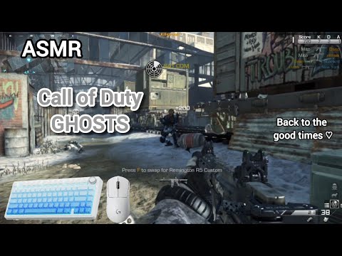 ASMR COD Ghosts! Nostalgic gameplay ♡ keyboard + whispering