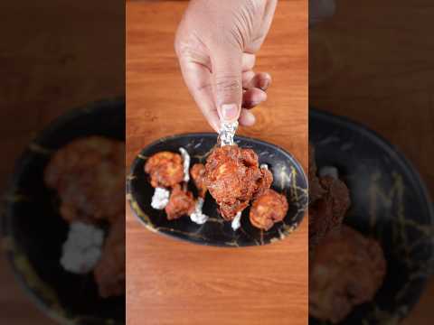 🔥 ASMR Chicken Lollipop | Crispy & Spicy | Satisfying Frying Sounds #shorts #asmr