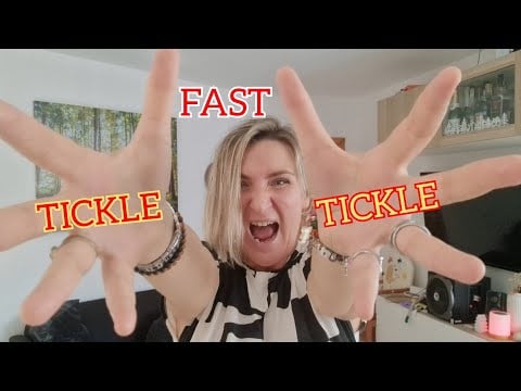 ASMR FAST & AGGRESSIVE TICKLING + Intense Mouth Sounds (No Talking)  #asmr #relax #tingles
