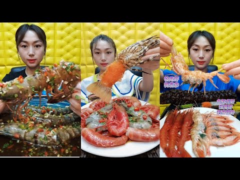 🦐🍽 Boiled Crave Worthy Seafood Mukbang  삶은 탐나는 해산물 먹방  茹で魅力的なシーフードモッパン  水煮诱人海鲜吃播