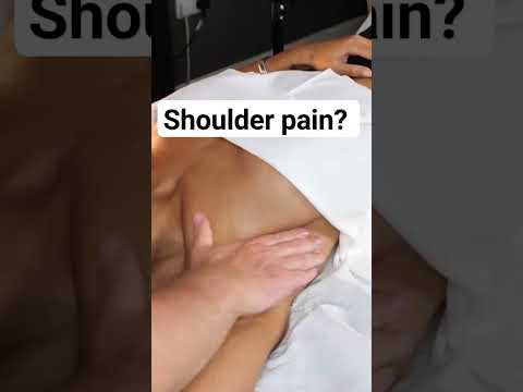 tight pecs = shoulder pain