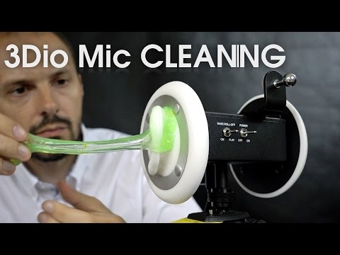 3Dio Microphone Cleaning (Binaural ASMR)