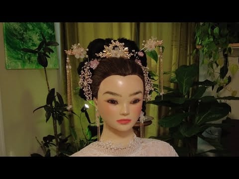 Traditional Chinese Hairstyle | ASMR | No Talking - Hair Fixing ~ Perfectionist ~ Finishing Touches 