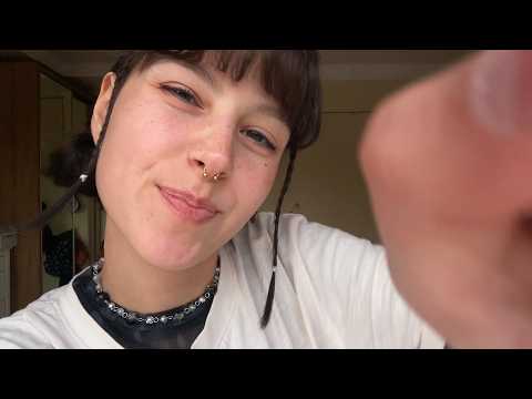 intense head, scalp & neck massage asmr + hair play (fast & aggressive)