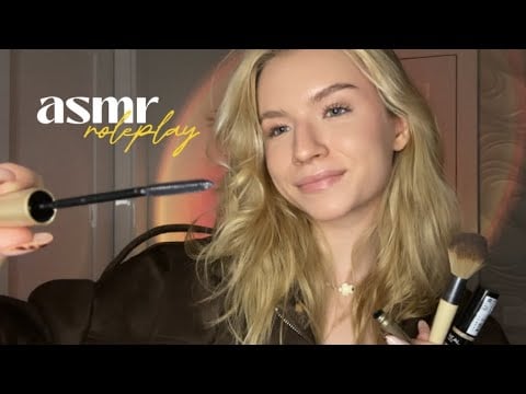 ASMR | Your Best Friend Does Your Makeup for a Date  