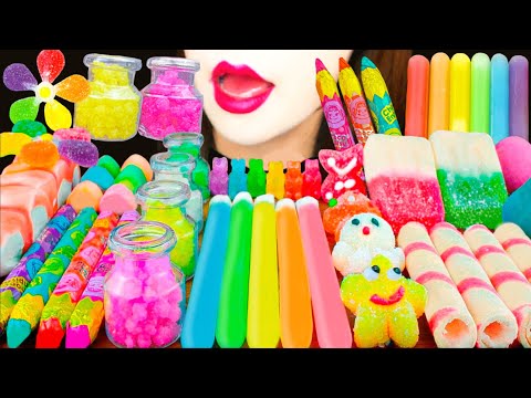 【ASMR】CUTE CANDY PARTY💗MUKBANG 먹방 食べる音 EATING SOUNDS NO TALKING