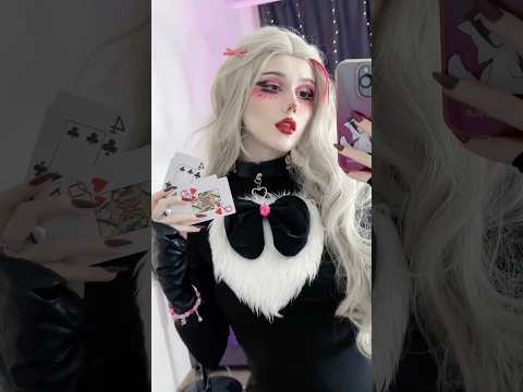 Angel Dust drag 💅🏻🃏 #angeldust #hazbinhotel #angeldustcosplay #hazbinhotelcosplay