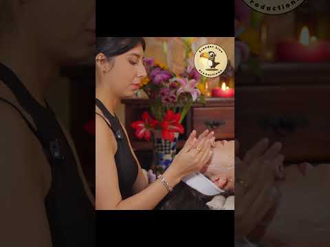 Darlyn's ASMR facial massage with soft whispering sounds for tingles & sleep #asmr #asmrsleep