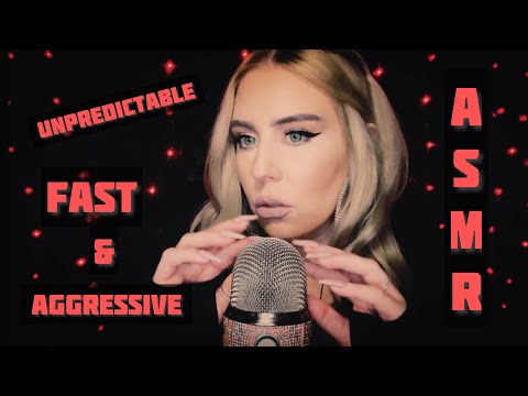 ASMR ⚡️ Fast, aggressive, unpredictable for ADHD! Tingles guaranteed 😵‍💫⚡️ #fastandaggressiveasmr