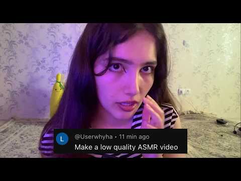 Mean Girl Made a Low Quality ASMR Video… Just Like You Asked! [Teasing Roleplay & Sleep Triggers]