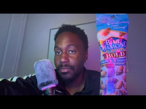 ASMR Blue Diamond Salt ‘N Vinegar Almonds Review