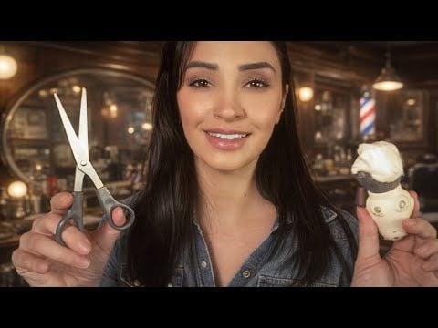 ASMR Haircut & Shave for Sleep | Realistic Barbershop Roleplay