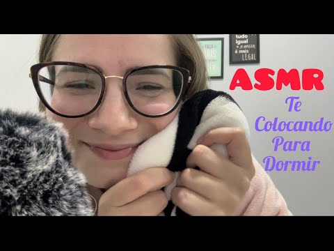 ASMR caseiro te colocando para dormir #asmr #dormir #relaxar