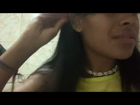 ASMR CASEIRO - Arrumando seu cabelo para dormir pós carnaval 🎀🎊💇🏽‍♀️