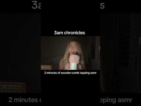 Almost fell asleep filming this one lol #asmr #tingles #triggersforsleep #relax