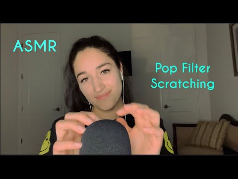 ASMR - Pop Filter Scratching ( No Talking 🤫)