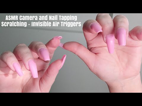 ASMR Camera And Nail Tapping And Scratching- Invisible Air Scratching (Lo-fi) No Talking