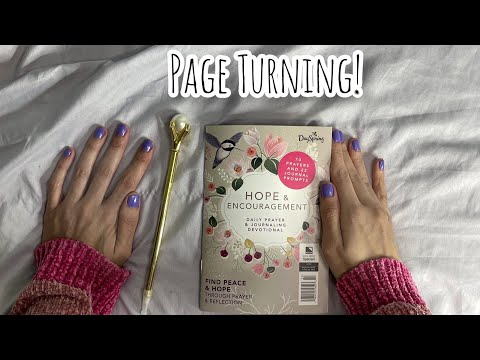 ASMR Page Turning Soft Spoken (Show and Tell !) Whispering