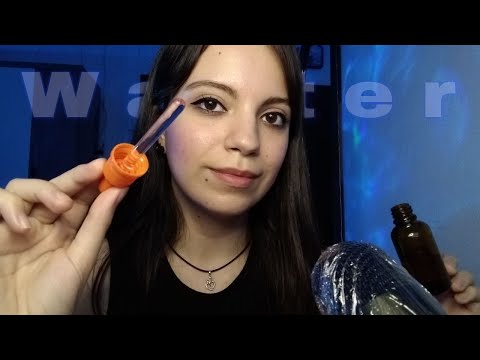 ASMR - Gotas de água no microfone💧(conta gotas)