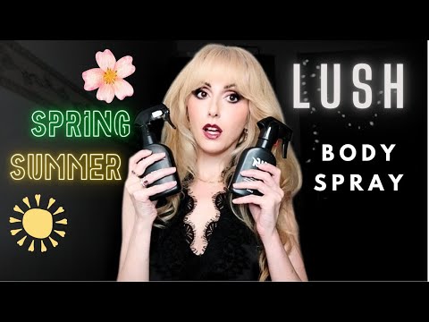 BODY SPRAY LUSH SPRING💐/SUMMER☀️*ASMR ITA 🇮🇹 #voiceover
