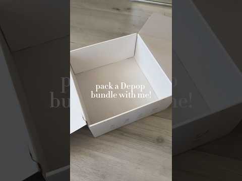 Pack a Depop order with me! #asmr