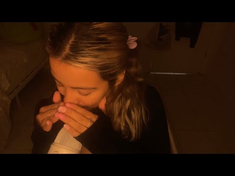 ASMR coconut rain +gum chewing 👄💤🩵