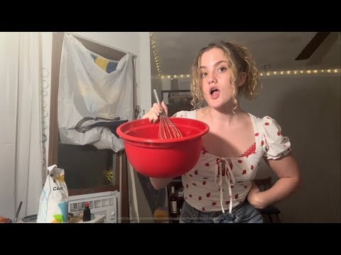 ASMR i make dessert for you (nighttime sweet treat personal attention 😋)