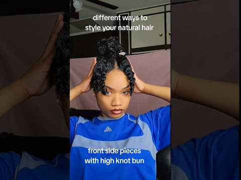 easy natural hairstyles #naturalhair #shorts