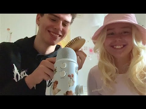 my boyfriend tries ASMR for the first time! 💕