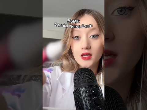 ASMR CRANIAL NERVE EXAM TEIL 1 #fabricscratching #pov #mouthwhisper #roleplay #asmr