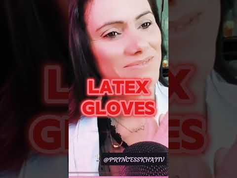 👑ASMR🤍Latex Gloves 🧤🤍