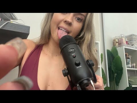 ASRM| 30+ Minutes of Lense Licklng, & Blue Yeti Mic Eating/ Licklng| Tapping