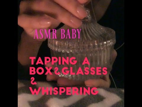 【音フェチ】囁きながらネイルタッピング〜箱とガラス編〜JAPANESE ASMR/tapping a box & glasses 【ASMR】