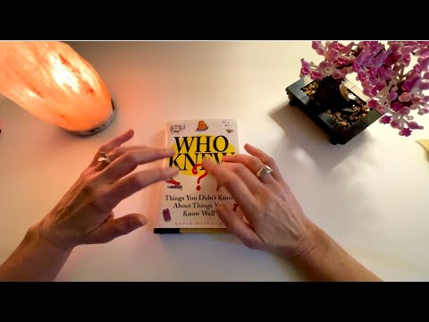 Browsing a Random Facts Book Again ~ ASMR Soft Spoken Female Voice