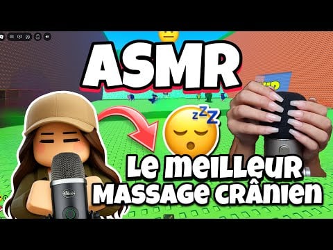 ASMR Français • LE MEILLEUR MASSAGE CRÂNIEN POUR DORMIR sur ROBLOX 😴 