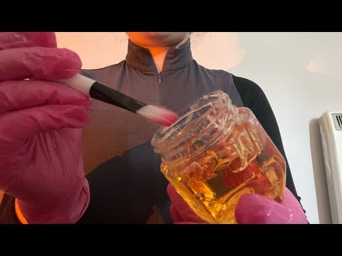 ASMR face spa 🧖 homemade treatment, threading & cleaning your face 🥰 no talking & no tapping