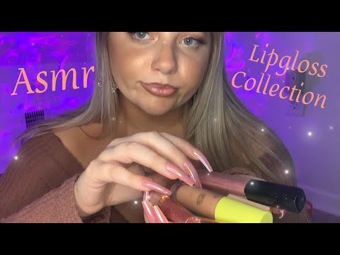 ASMR Lipgloss Collection & Application 💖