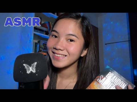 ASMR | FAST Mouth Sounds, Repeating My Intro, and Book Rambling 😴📚