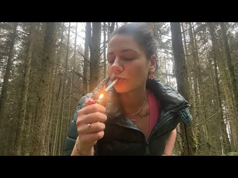 ASMR | Smoking & Hanging Out In The Woods 🌲 (Normal Voice)